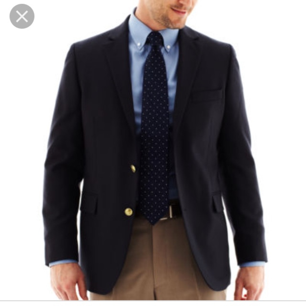 Stafford Navy blue men's blazer